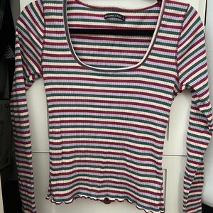 Abercrombie & Fitch scoop-neck longsleeve